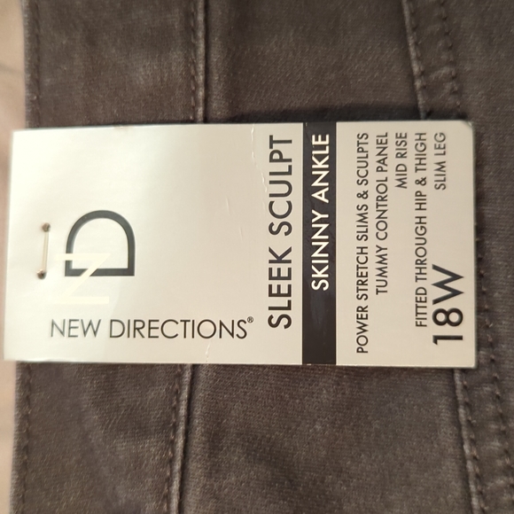 NWT New Direction skinny jeans Pnk2 - Picture 2 of 4